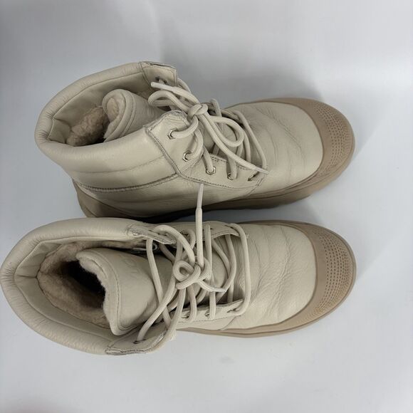 UGG Boots Size 10 Mens Ivory Neumel High Weather Hybrid Leather Waterproof Snow main image 5